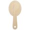 Handheld Makeup Mirror Unfinished Wood Shape Piece Cutout for DIY Craft Projects